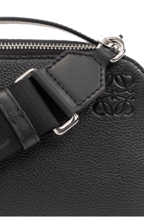 美品LOEWE レザーミニポーチ 黒